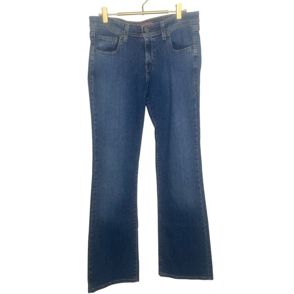 Levis Superlow Bootcut 518 Jeans Womens 9L Medium Wash Denim 32x33 Stretch Retro - Picture 2 of 16